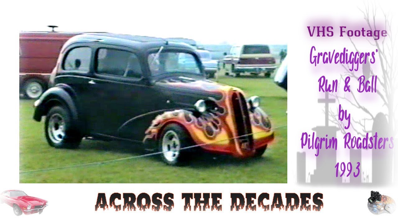 1993 Pilgrim Roadsters VHS Footage of Hot Rods, Customs and American Car Show. Plus Club Fun & Games