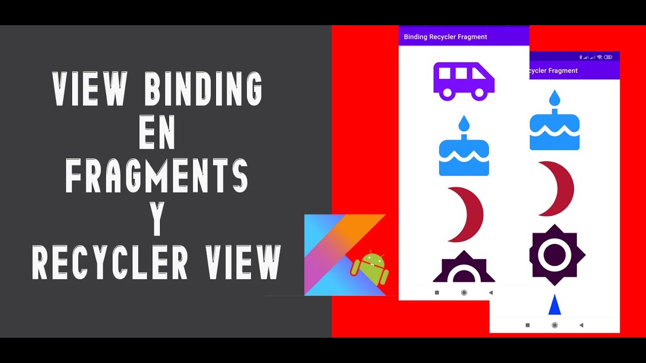 View Binding en Recycler View y Fragment