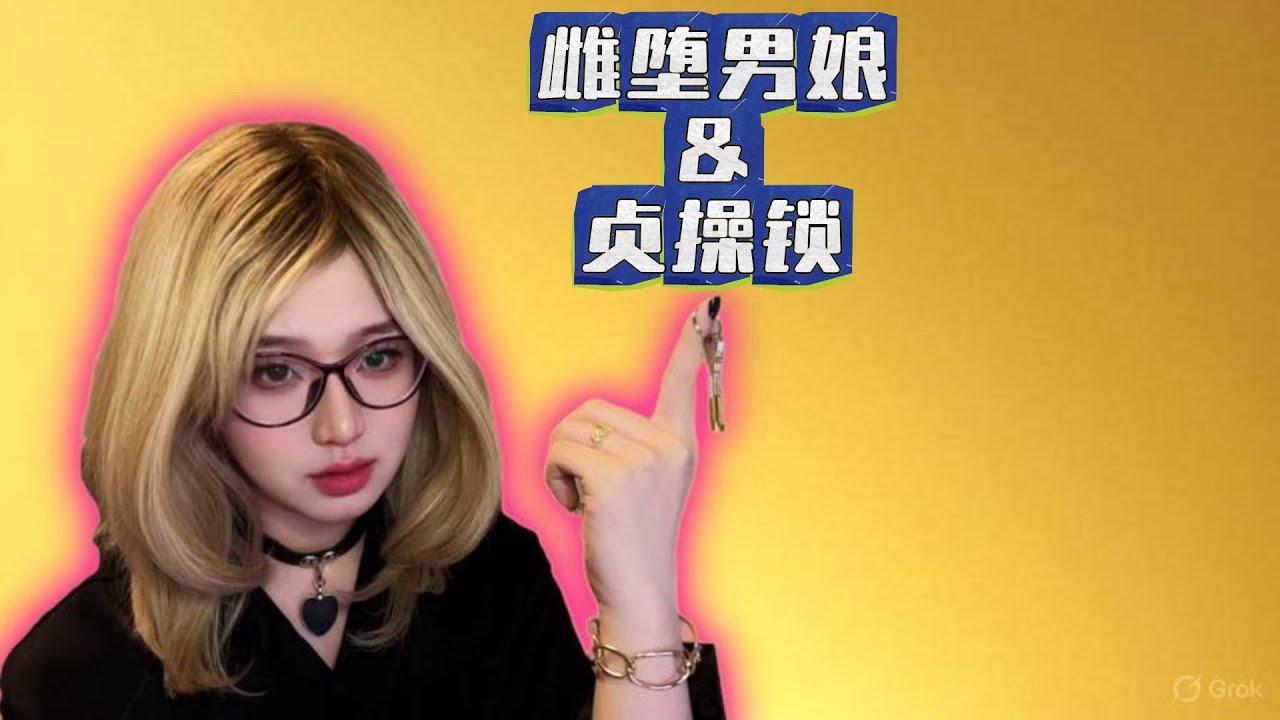 锁，男娘的【终极冠冕】，冰冷金属与滚烫灵魂，为什么女装大佬和人妖都喜欢贞操锁？