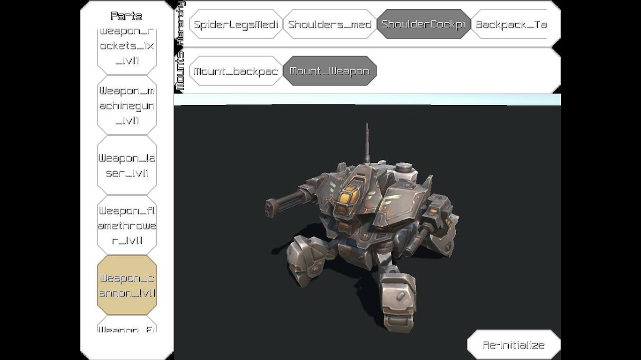 [Unity] Robits: Mech Workshop Prototype
