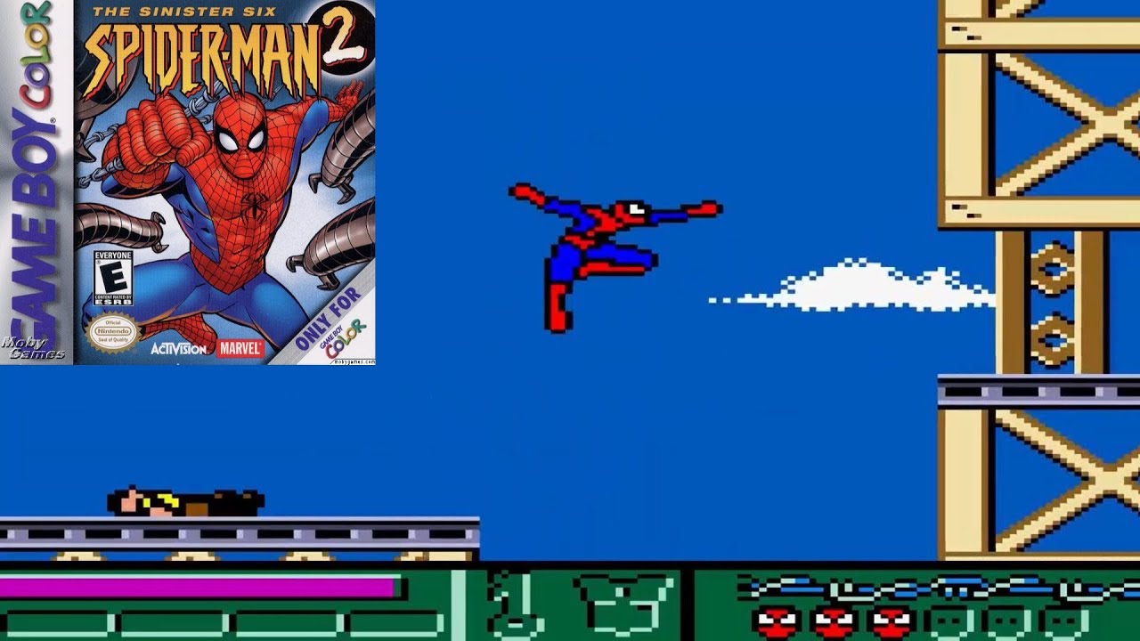 Spider-Man 2: The Sinister Six (GBC) - Longplay (Game Boy Color)