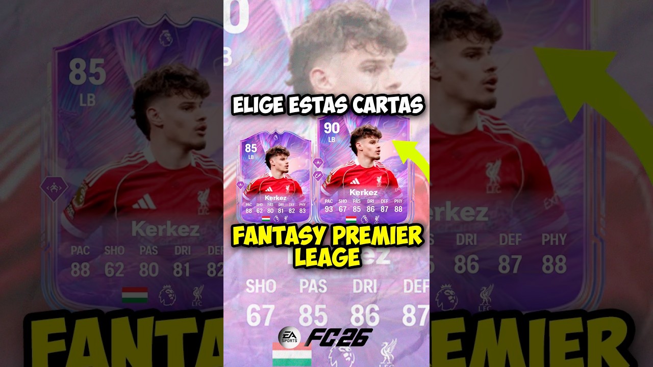 😱🚨&iexcl;Elige ESTAS CARTAS de FANTASY PREMIER LEAGUE en EA FC 26!🚨