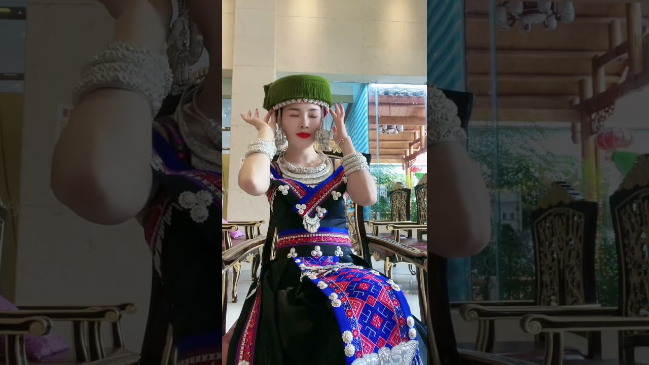 beautiful hmong girl ม้ง perempuan cantik  #traditional #beauty