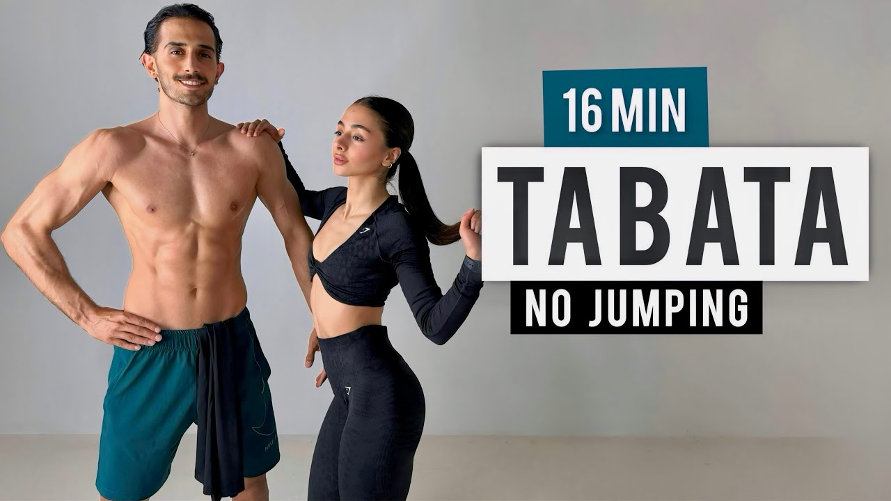 Low Impact TABATA HIIT – Day 3 Fat Burning Full Body Workout | 16 Min (No Jumping)