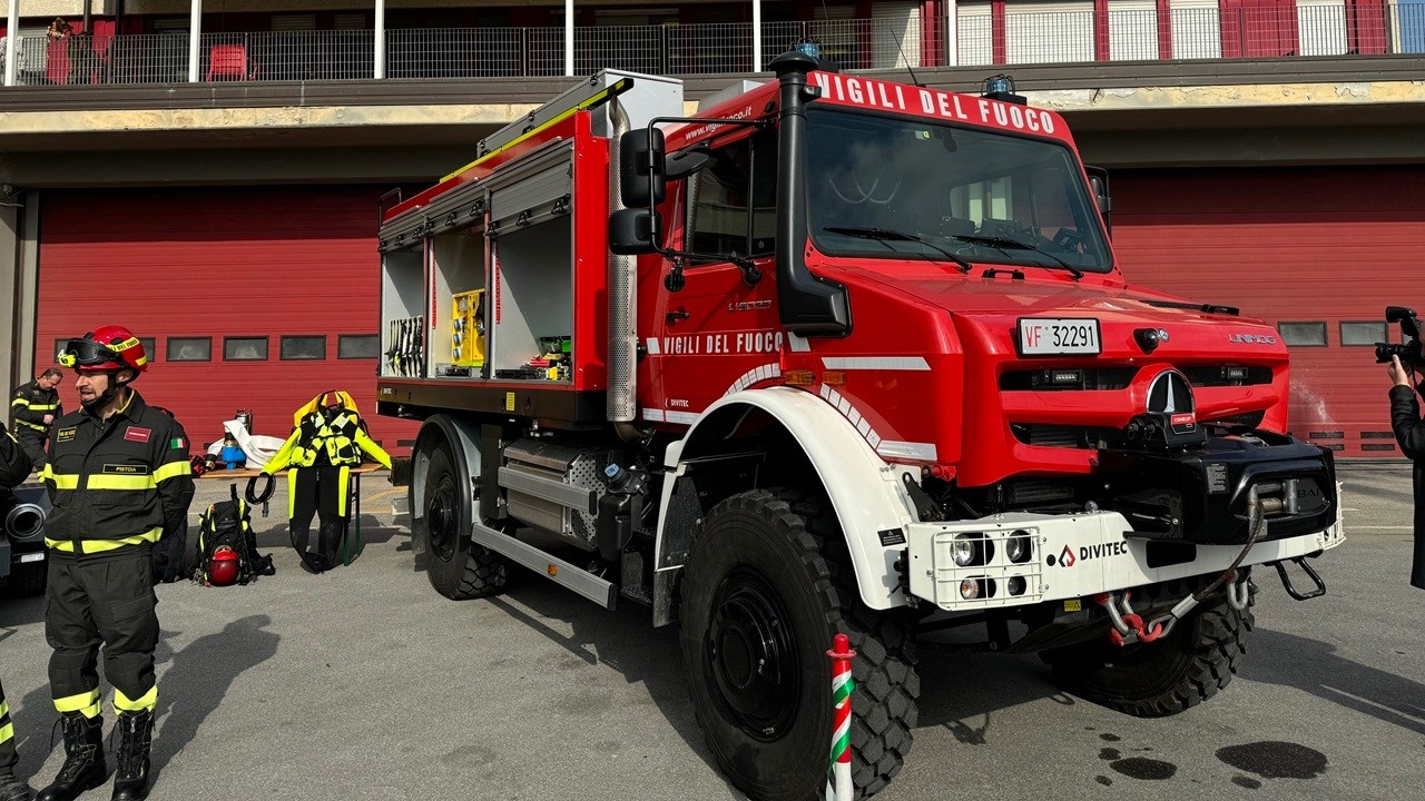 Nuovi mezzi per i Vigili del Fuoco di Pistoia