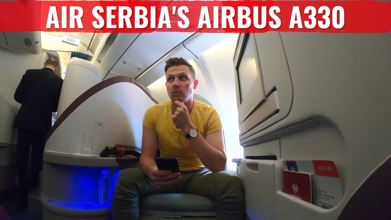 Review: AIR SERBIA A330 BUSINESS CLASS to NEW YORK!