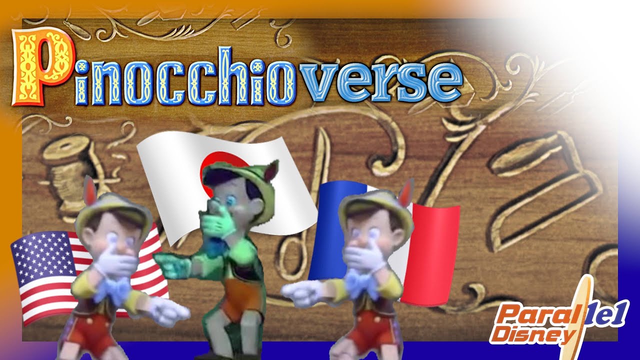 3 Rides put head to head: Part 2 Comparison of the Pinocchio dark ride at Disney. Parallel Disney