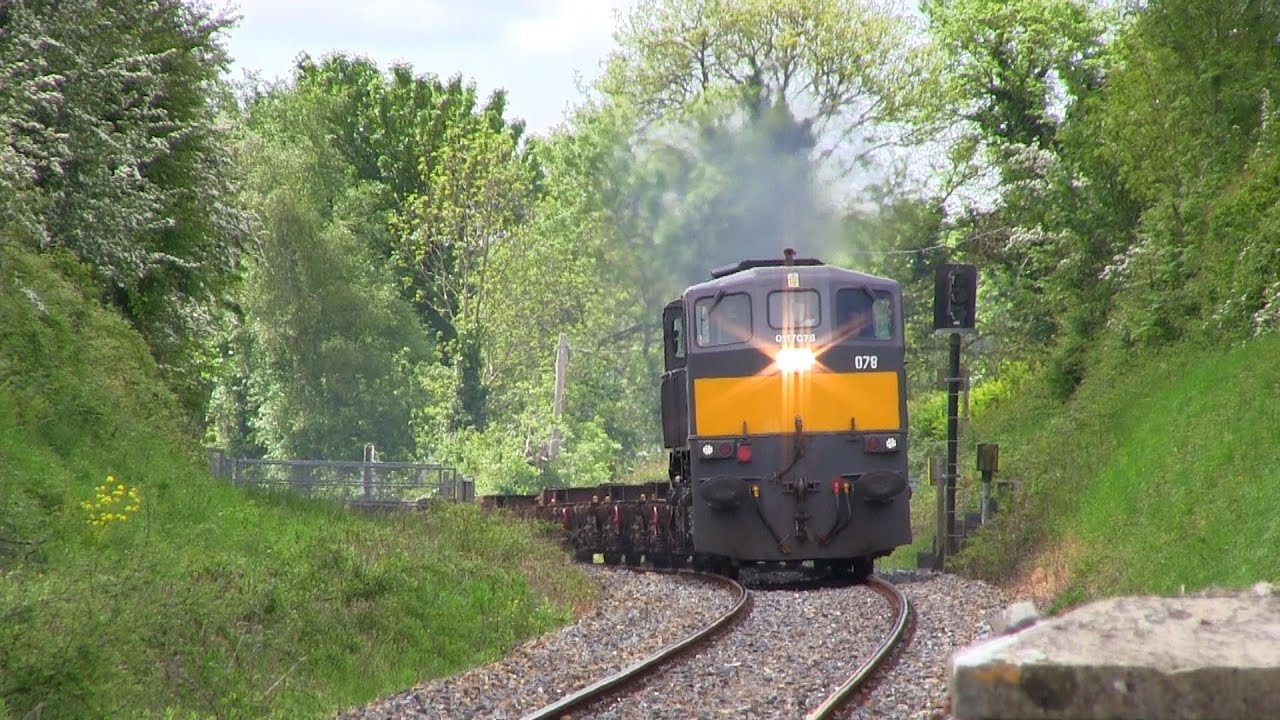 078 on an empty DFDS liner @ Mullinavat & Bagenalstown (27-5-2014)
