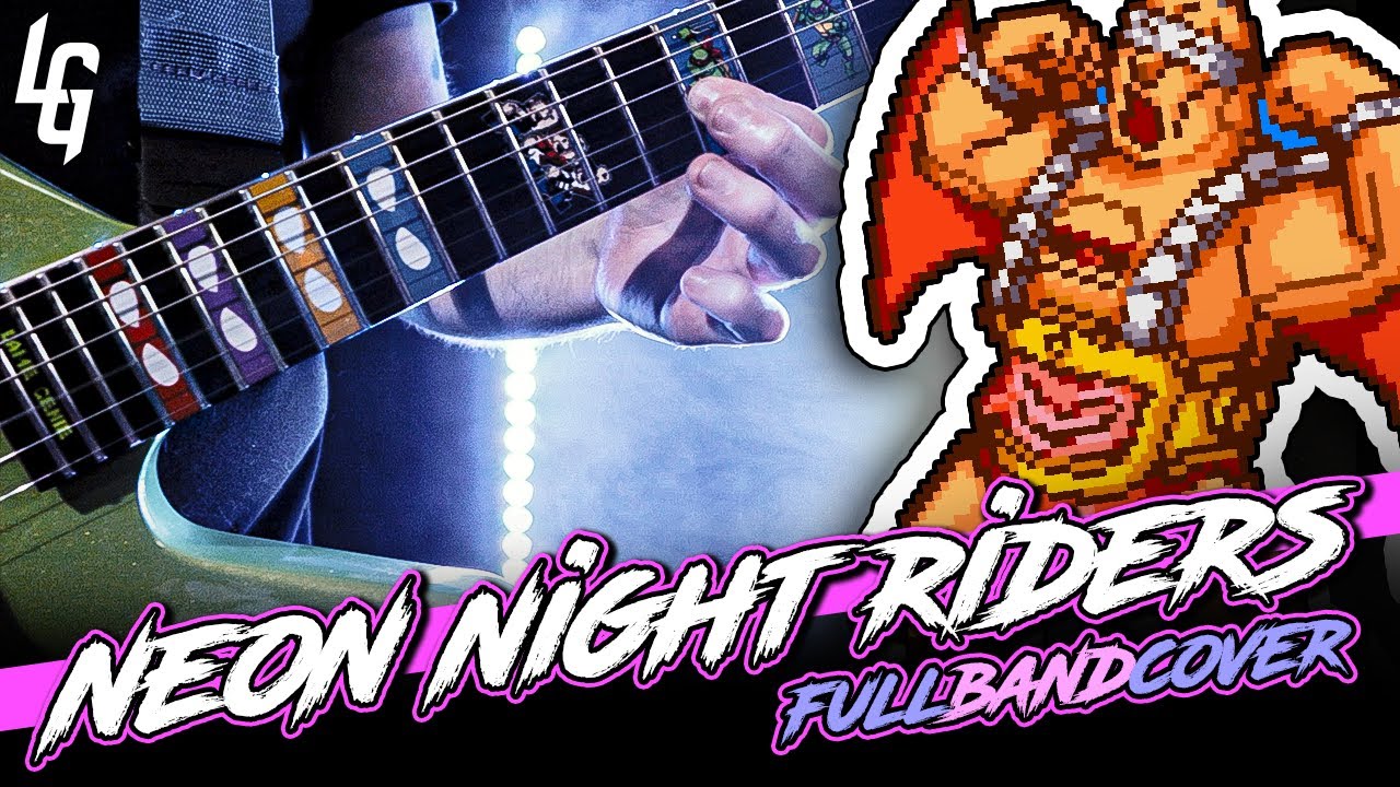 Turtles In Time (Neon Night Riders) ft @JustinWhangYt [FULL BAND COVER]
