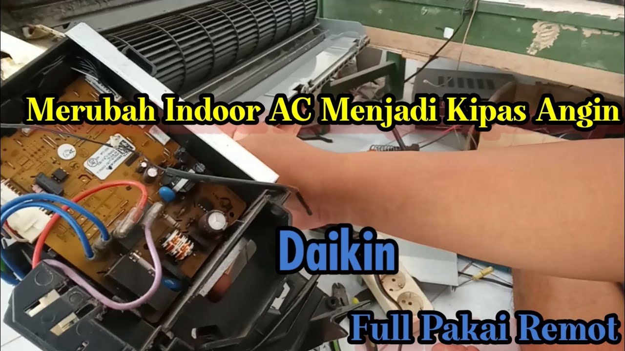 Kipas Angin Dari Indoor AC Daikin!!Full Remot