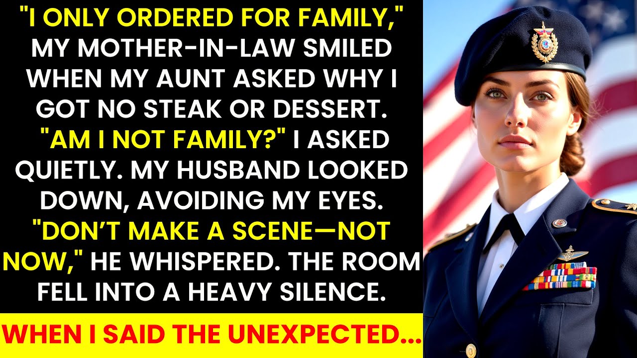 My Mother-In-Law Served Food To Everyone In My Husband’s Family — Everyone Except Me. But…
