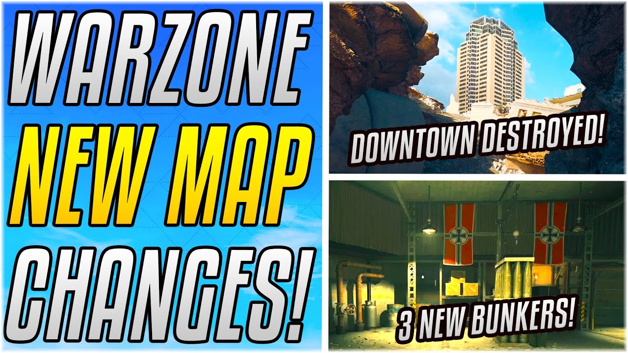 FIRST LOOK AT EVERY MAP CHANGE IN SEASON 6 OF WARZONE!!! [Cold War Warzone Season 6 Update]