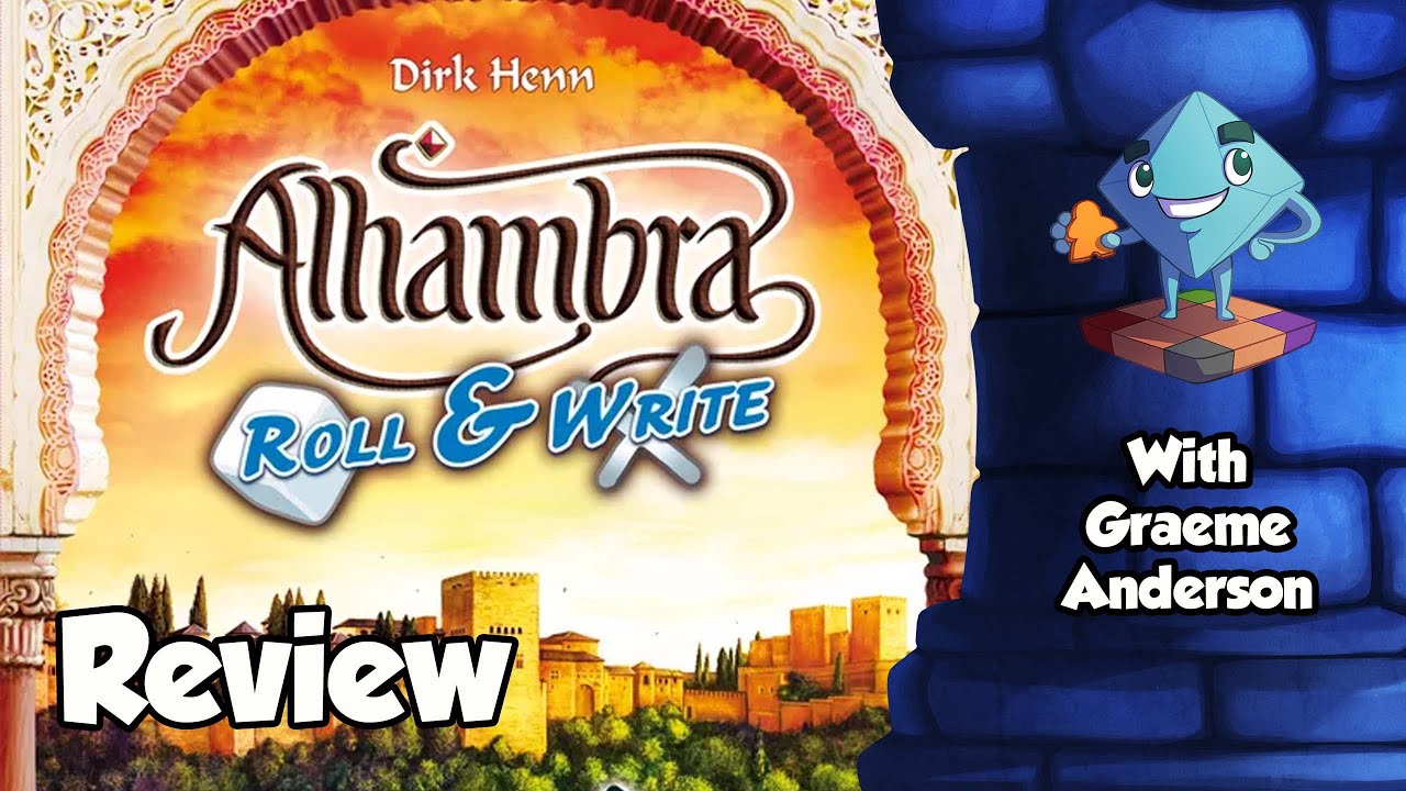 Alhambra Roll and Write Review - With Graeme Anderson