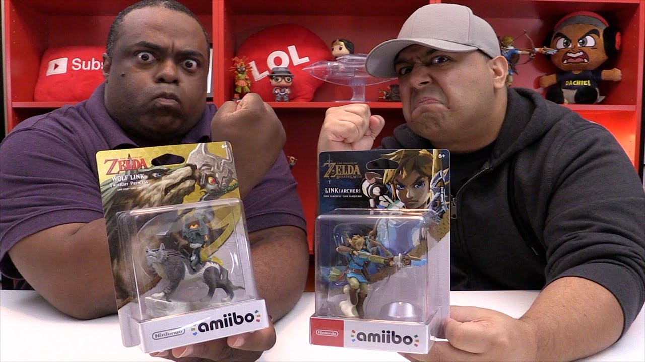 Zelda Amiibo UNBOXING RACE! [Lamarr vs. Dashie]