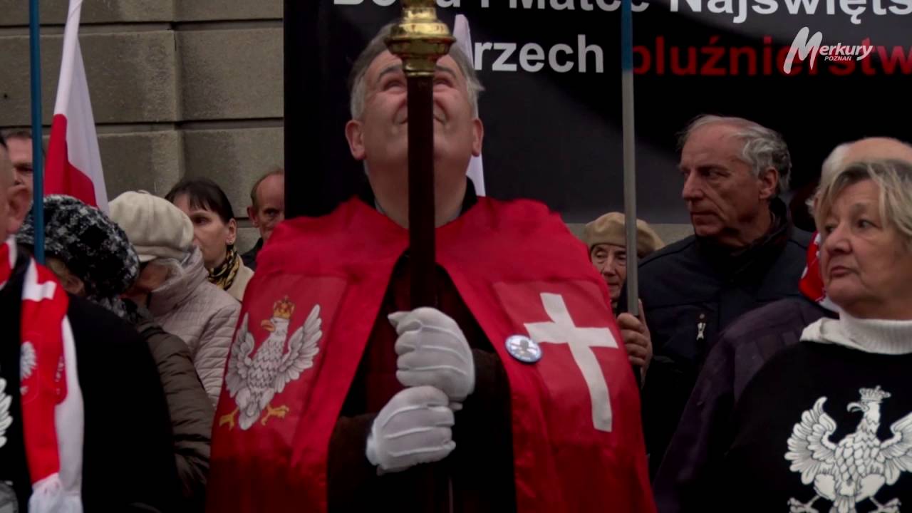 Modlitwa przed koncertem zespołu Behemoth w Poznaniu