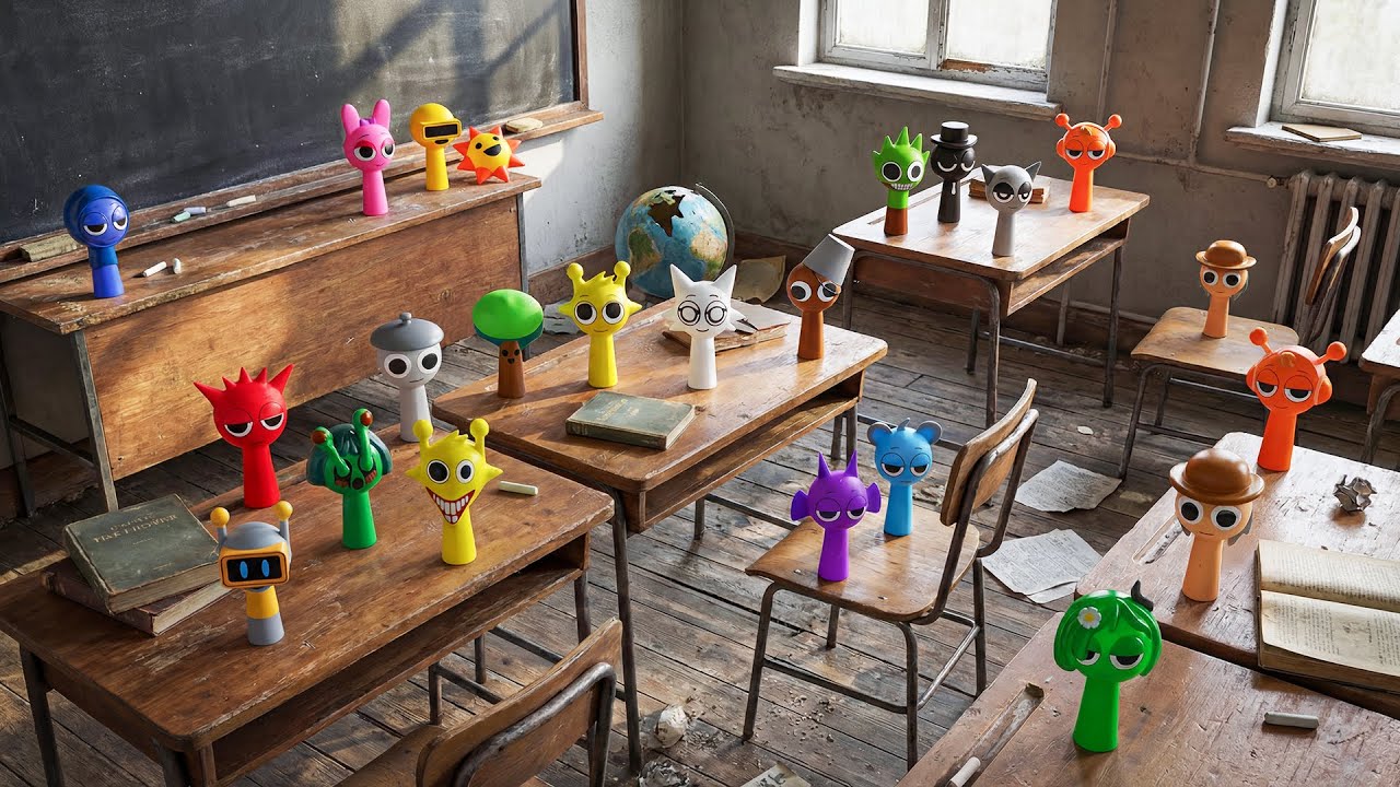 What Was Hiding in the Forgotten Classroom? Sprunki Appeared!