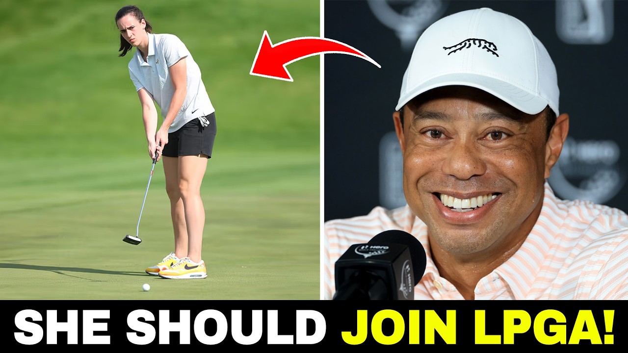 Tiger Woods REACTS As Caitlin Clark SHATTERS MULTIPLE RECORDS AND SIGNS Massive DEALS IN LPGA!
