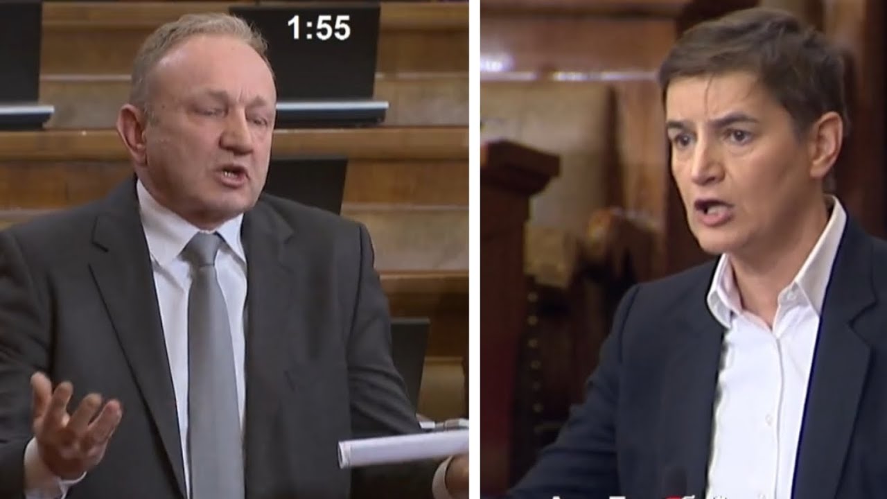 Opšti haos posle replike Đilasa. Pogledajte pobesnele naprednjake u Skupštini i Anu Brnabić