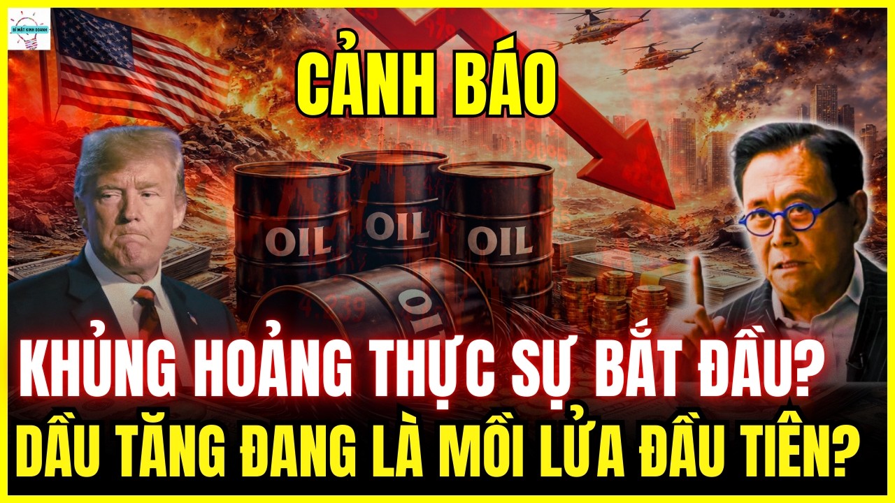 Khủng Hoảng Kinh Hoàng Thực Sự Đang Bắt Đầu? Giá Dầu Tăng Dựng Đứng Đang Là Mồi Lửa Đầu Tiên?