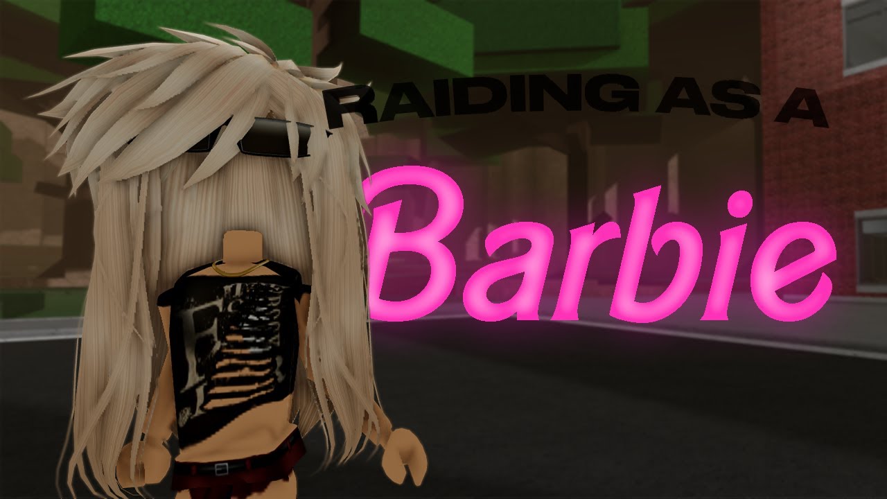 Raiding As a Barbie in Da Hood + Keyboard ASMR 💄