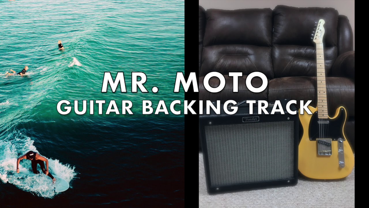 Mr. Moto Surf Guitar Backing Track