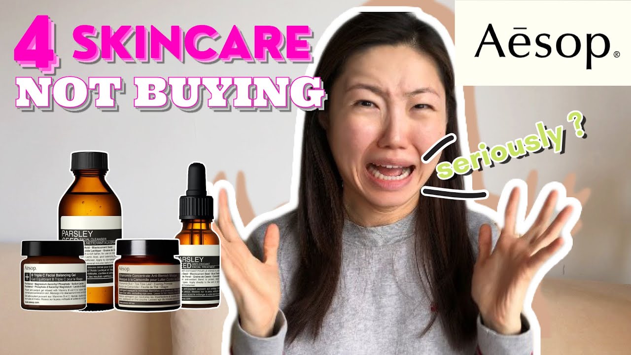 Aesop Skincare | Aesop Haul | 4 Skincare Products I Won't Buy | For Sensitive or Acne-prone Skin