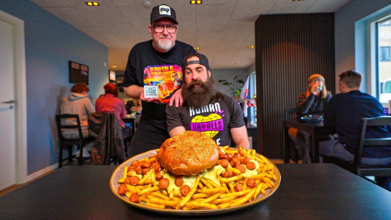I ORDERED DENMARK'S UNBEATEN 4KG TRADITIONAL HANGOVER CURE CHALLENGE! | BeardMeatsFood