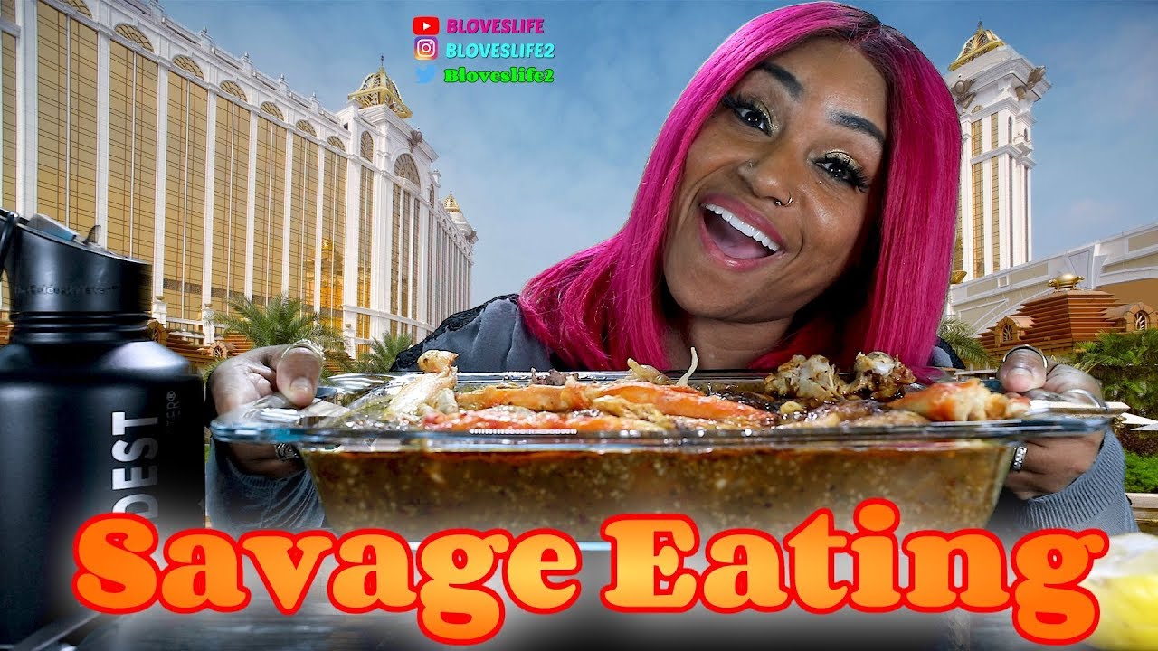 Seafood and Rotisserie Chicken Drenched in Smackalicious Sauce (Savage Eating)