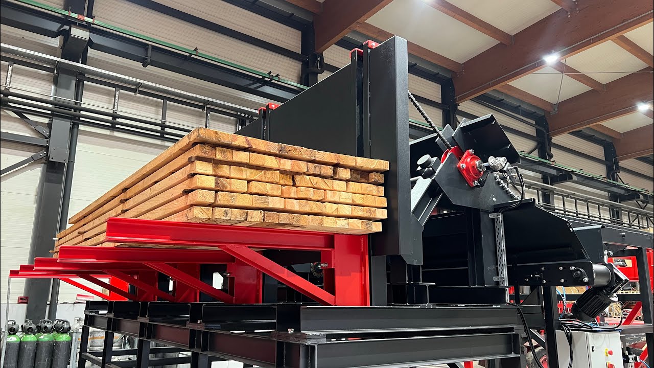 TILT HOIST TABLE & TRANSVERSAL SORTING /TURNING TABLE WRAVOR