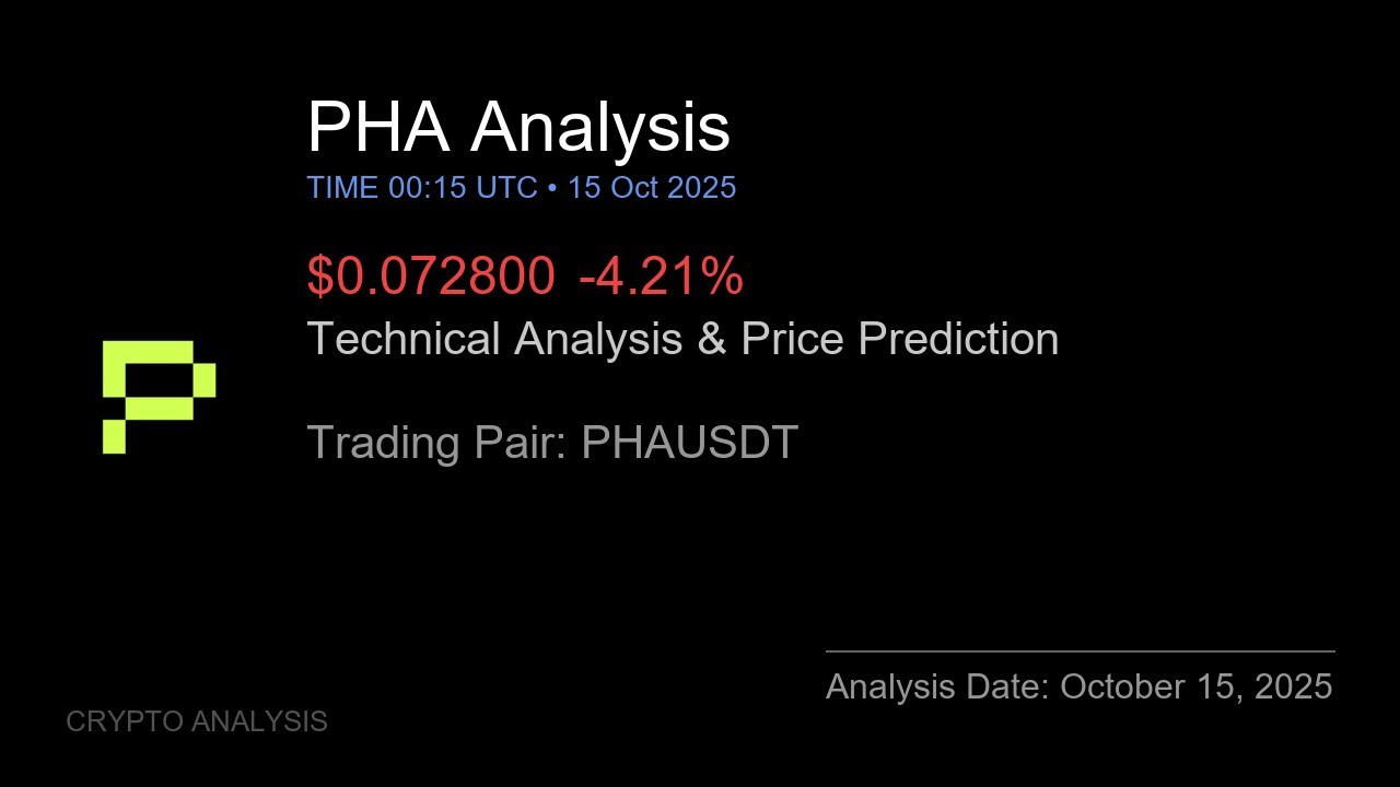 PHA (PHAUSDT) Technical Analysis - Price Prediction & Buy or Sell October 15, 2025
