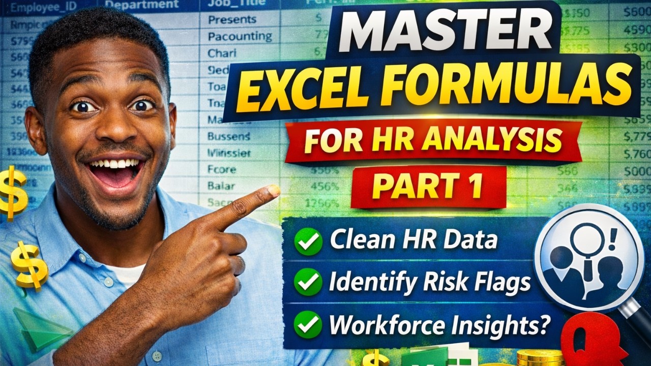 Excel for Data Analysts: HR Data Analysis with Real Business Questions (Part 1)