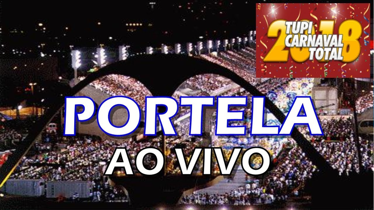 PORTELA 2018 AO VIVO NA SAPUCAÍ. Áudio da largada