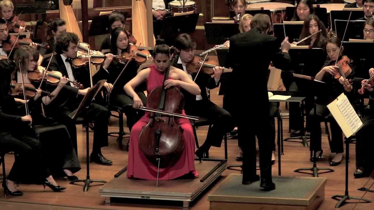 Barber Cello Concerto Live Performance- Christine Lamprea, cello