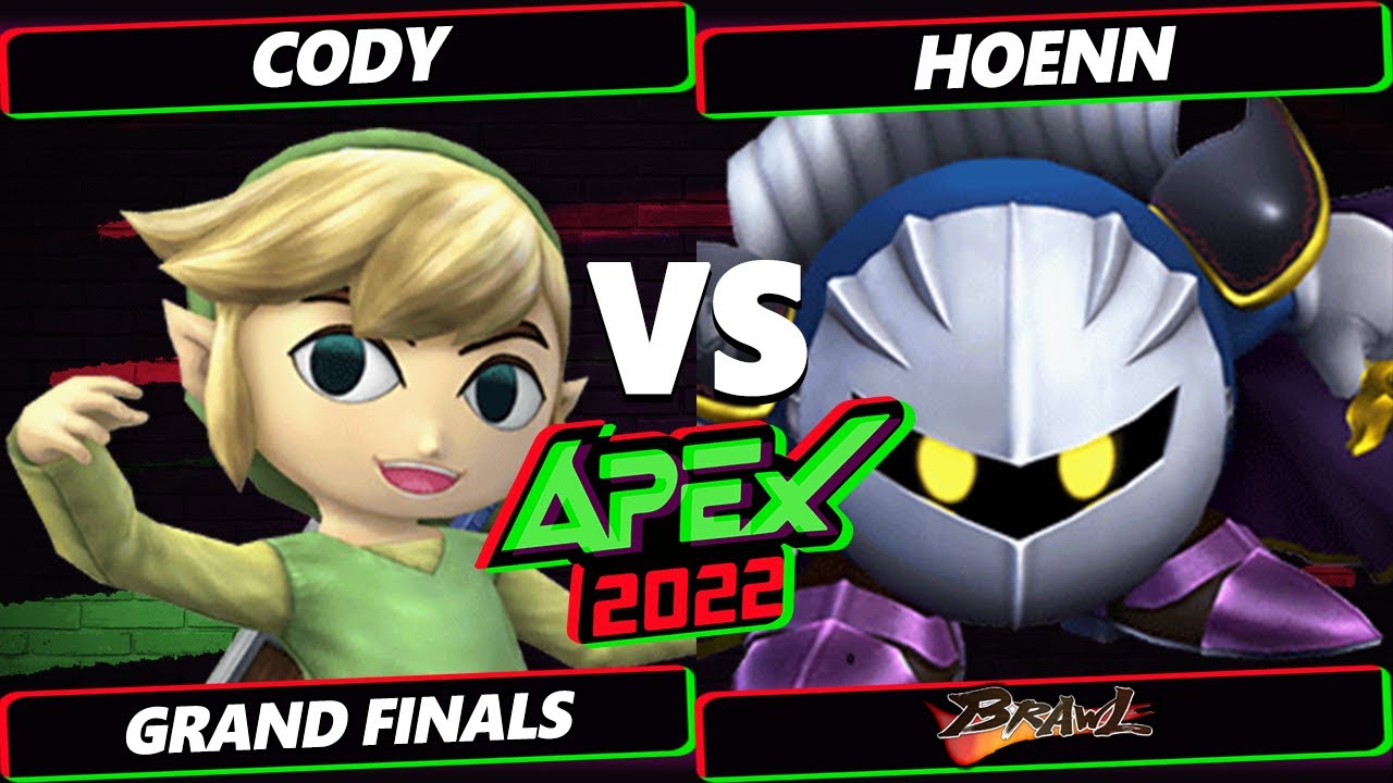 Apex 2022 GRAND FINALS - Cody (Meta Knight, Toon Link) Vs. Hoenn (Meta Knight)Smash Brawl Tournament