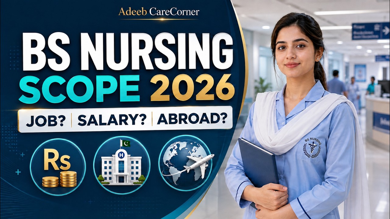 BS Nursing Scope in Pakistan 2026 | Salary, Jobs, Govt Scale & Abroad Career