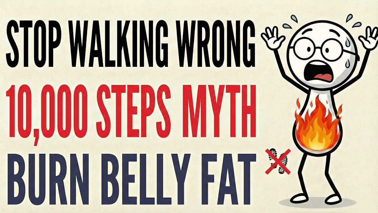 The 10,000 Steps Lie – Do This Walk to Burn Belly Fat Faster