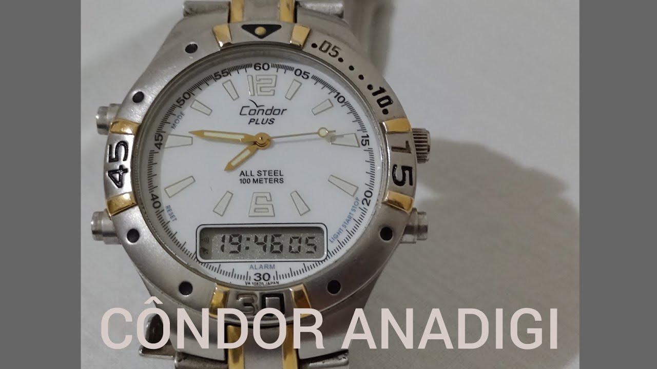 RELÓGIO CÔNDOR - MIYOTA T480 - REVISÃO DETALHADA - CONSERTO DE RELOGIOS