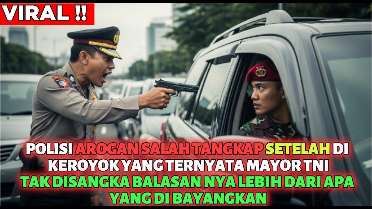 POLISI MENGULUR TILANG DEMI UANG , DIA TAK TAHU YANG DIBERHENTIKAN TERNYATA KOLONEL TNI ‼️