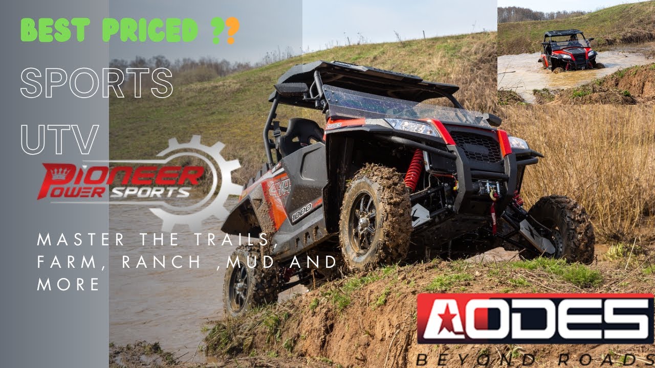 JUST RELEASED! Aodes Sportcross 1000 UTV &ndash; The Off-Road Game Changer || Ravager 85HP || 4x4 with EPS