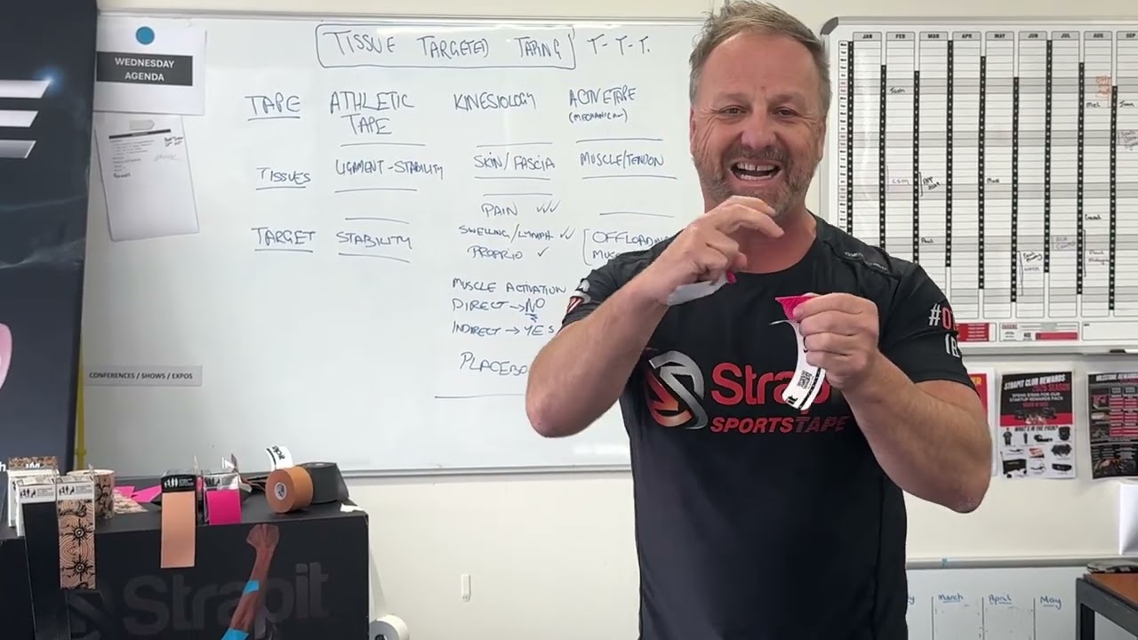 Strapit Founder and Sports Physiotherapist Paul Haas introduces the concept of the 3.0 taping system