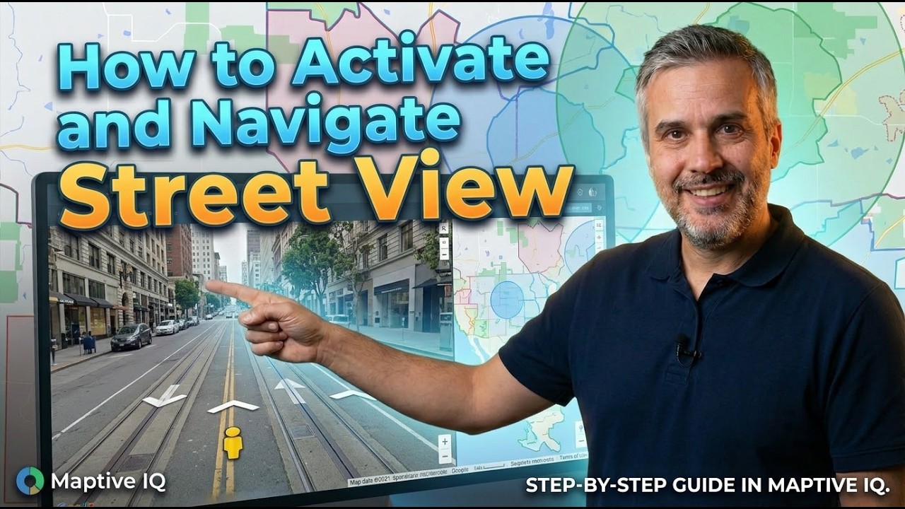 How to Activate and Navigate Street View | Maptive Tutorial