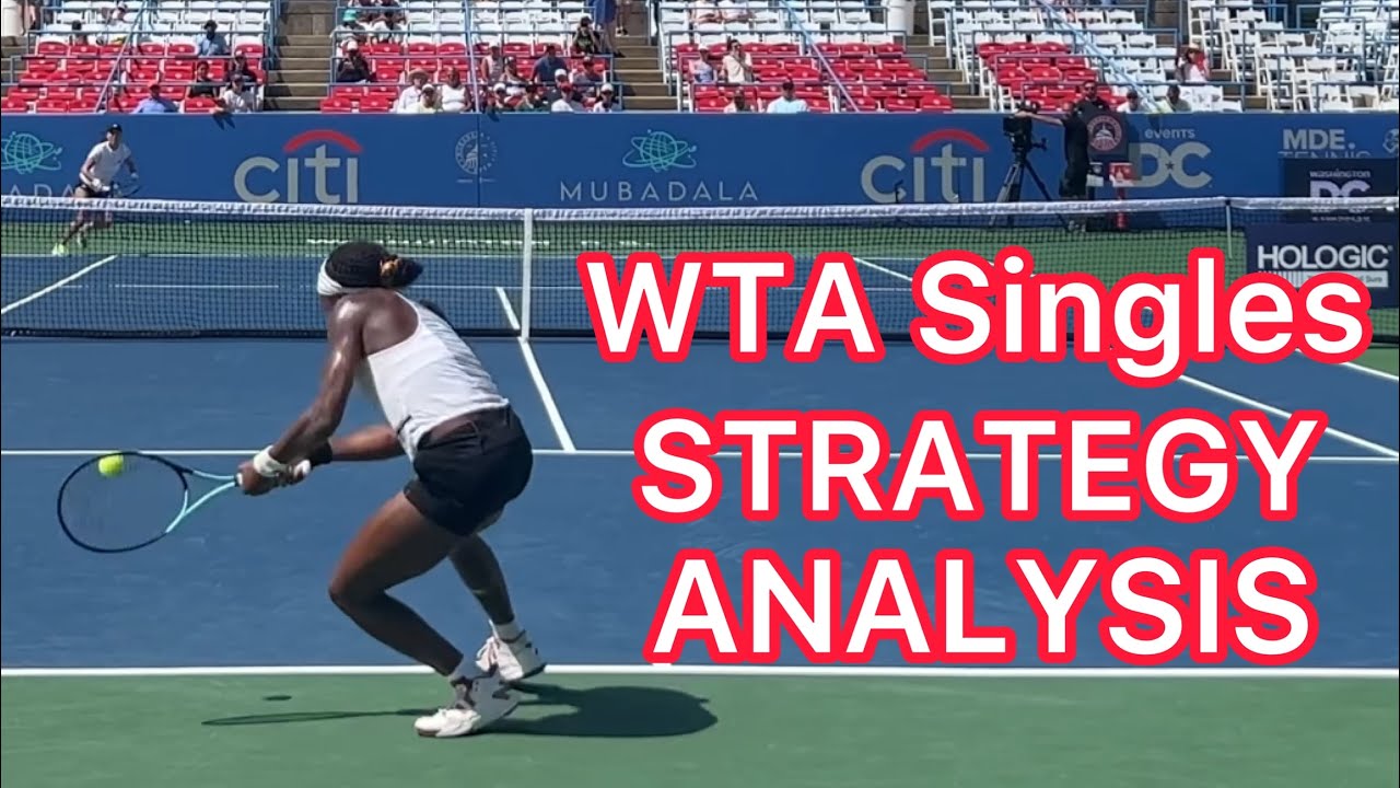 WTA Singles Point Analysis (Tennis Strategy & Footwork)