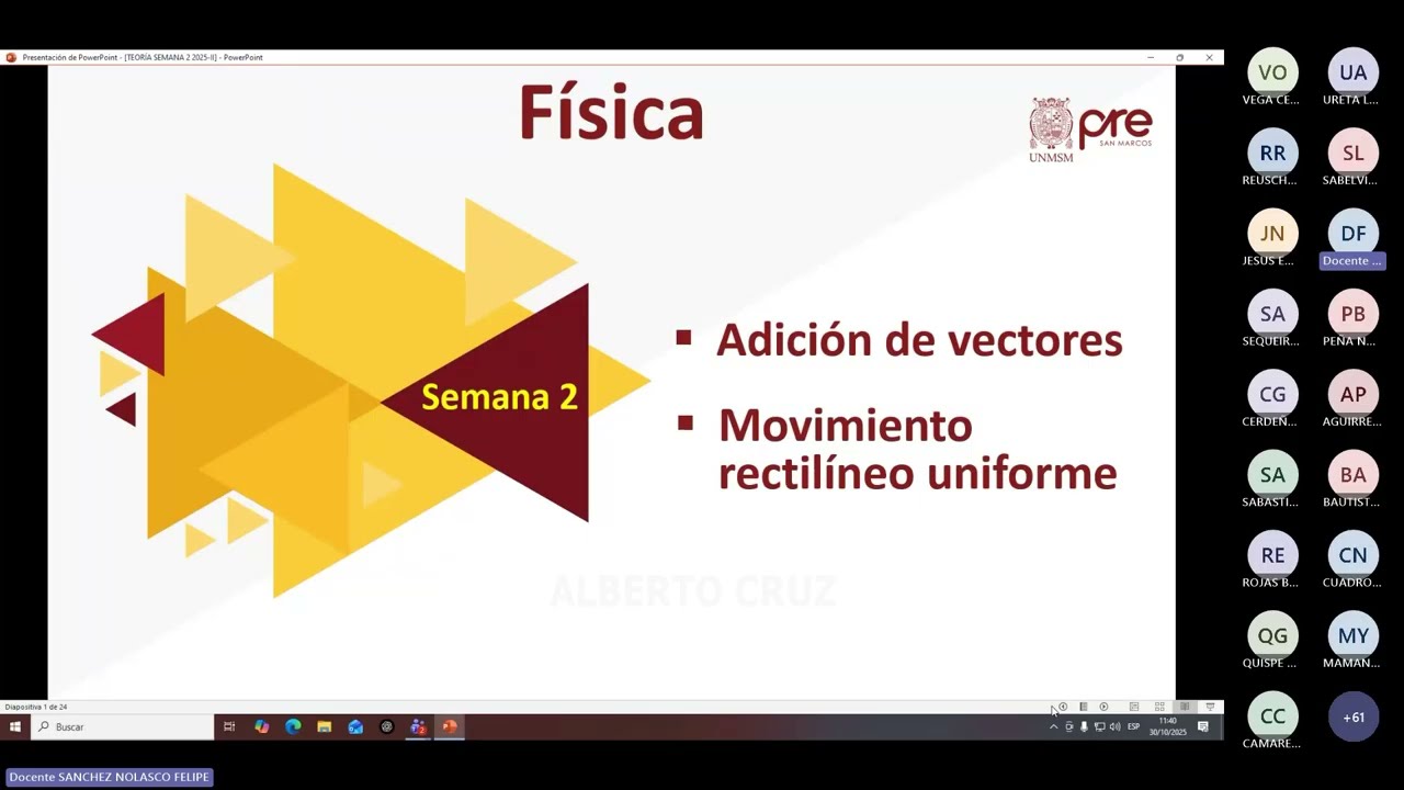 Física - Semana 02 - Pre San Marcos Ciclo 2025-II (Nuevo Ciclo)
