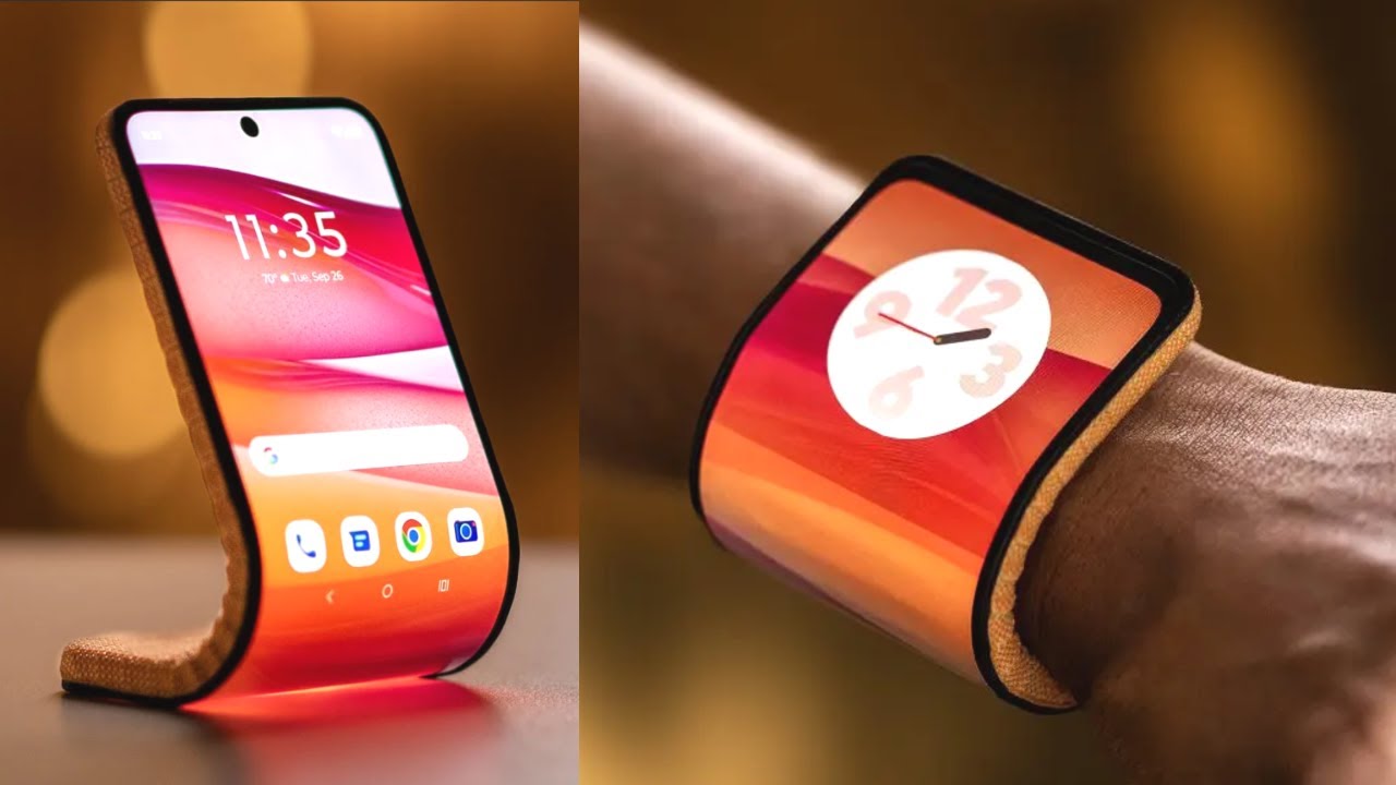 Motorola Flexible Smartphone - Official Introduction