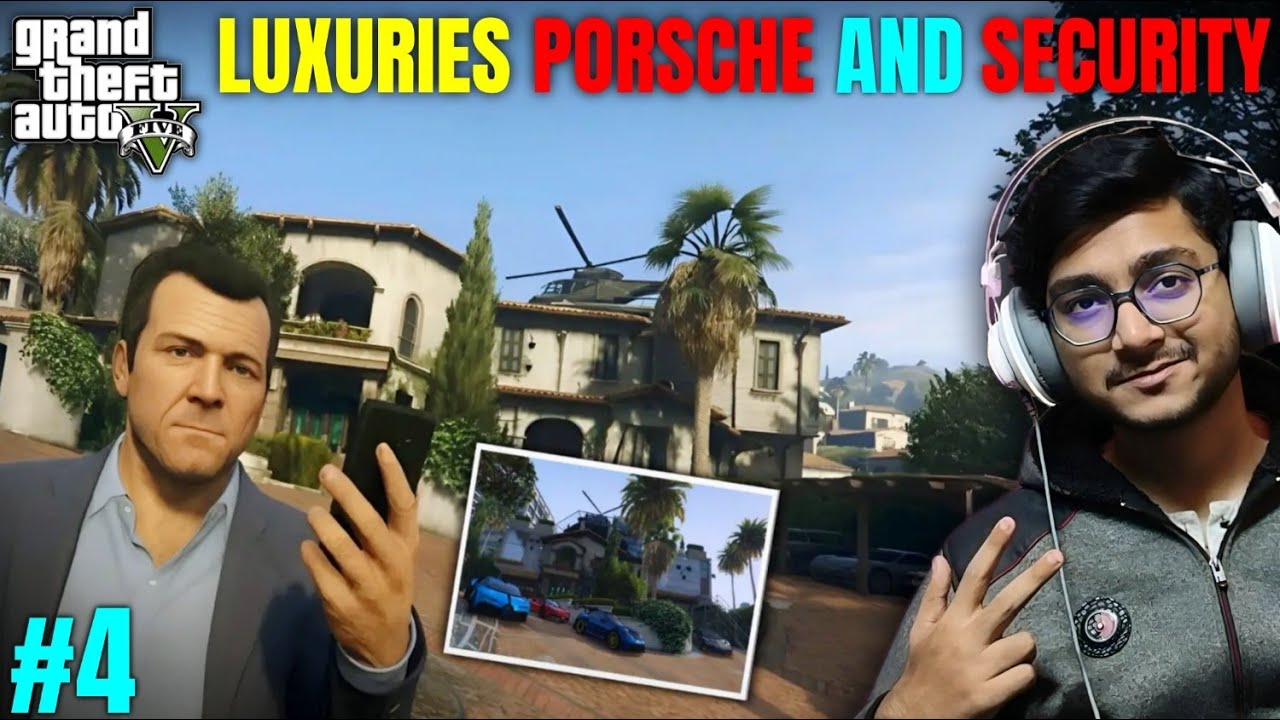 MAINE 10 MILLION SE KHARIDI SECURITY & PORSCHE |  GTA 5 Gameplay #4