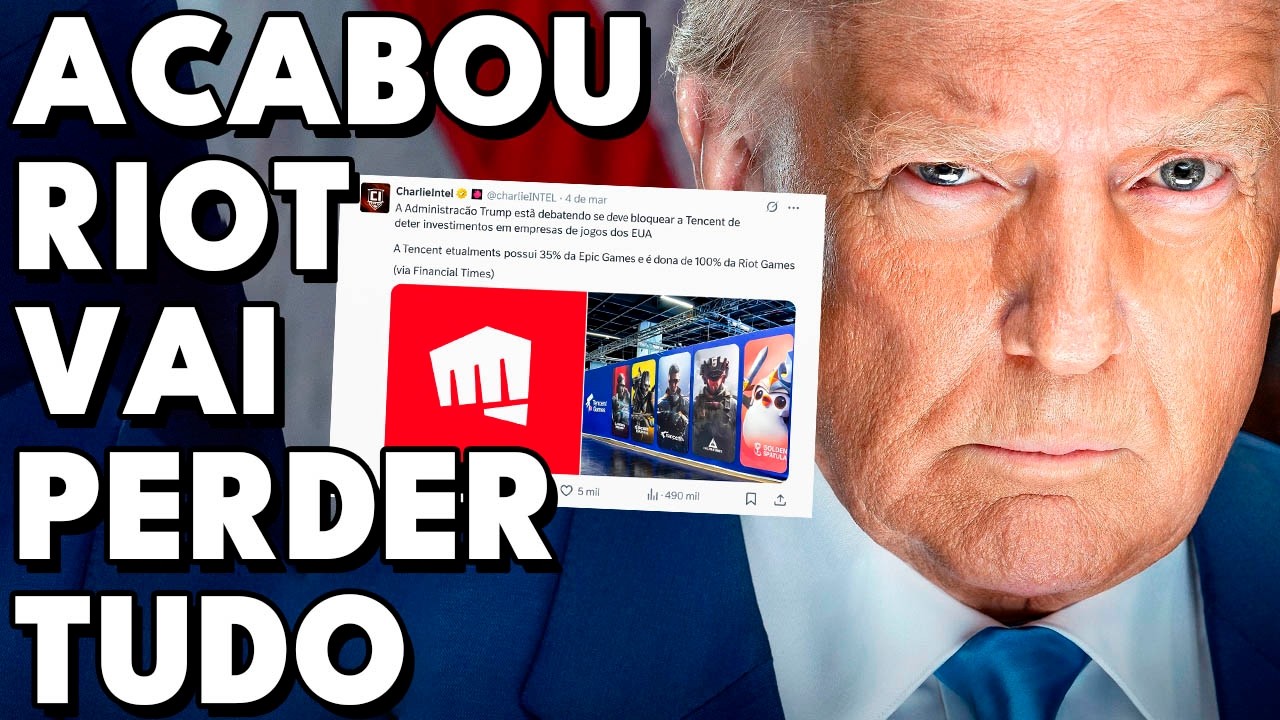 LEAGUE OF LEGENDS PODE SER BANIDO DOS EUA PELO TRUMP...