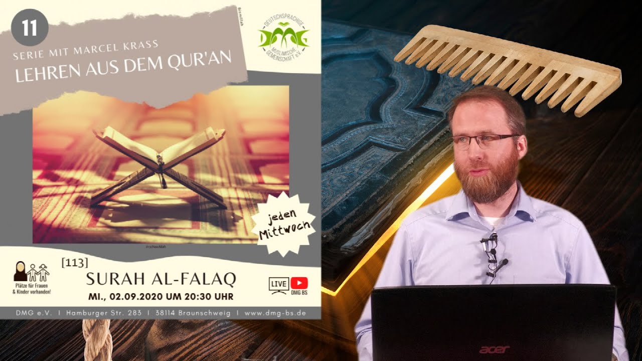 SURE 113: AL-FALAQ (DER TAGESANBRUCH) mit Marcel Krass in Braunschweig