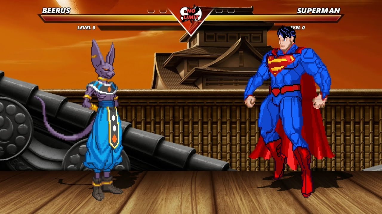 BEERUS vs SUPERMAN - Highest Level Amazing Fight!