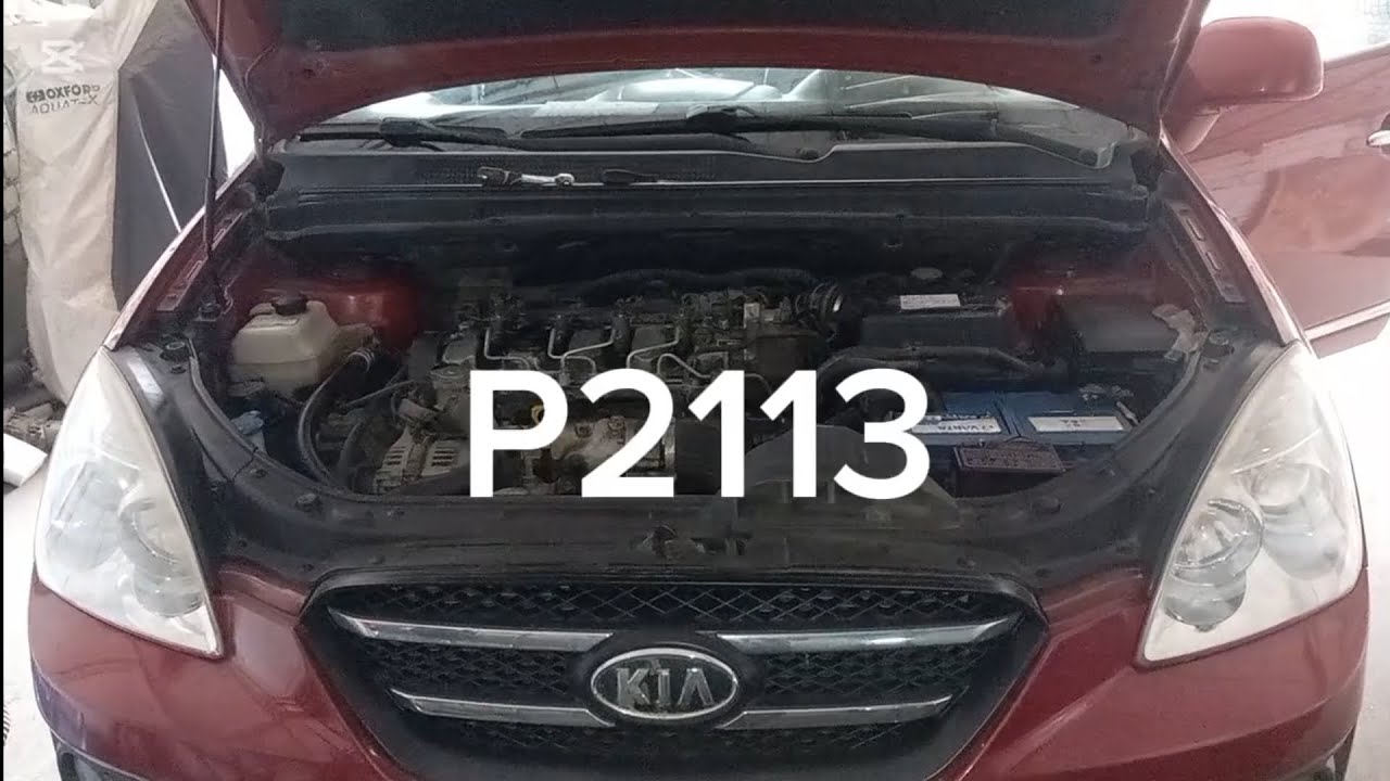 Kia Carens 2009,2.0d.Throttle actuator control...P2113.