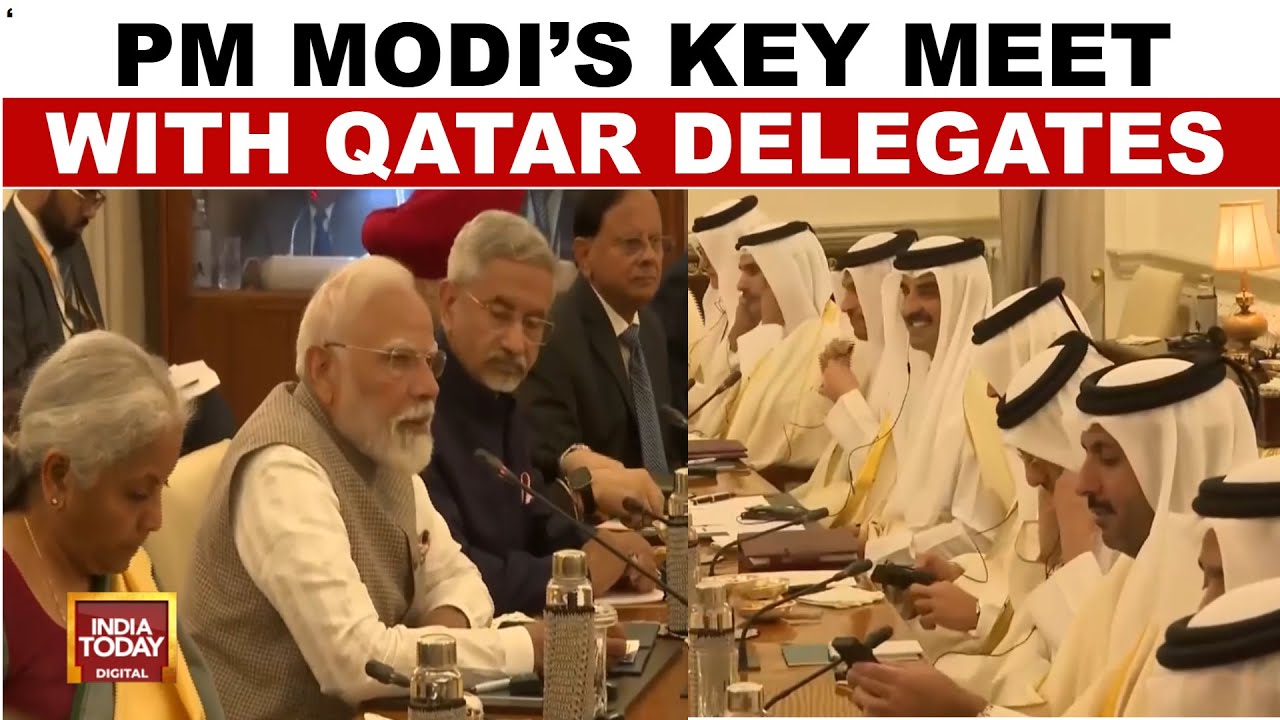PM Modi Meets Emir Of Qatar: Trade, Energy And Investments Top Agenda | India Today